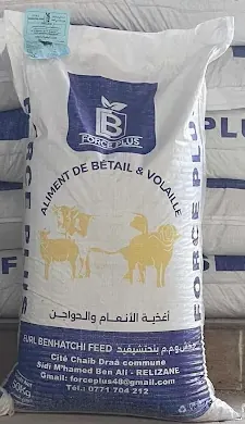 Sac bleu Benhatchi Feed, aliment bétail